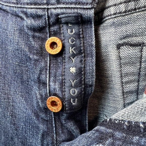 Lucky Brand Mens 121 Heritage Slim Straight Jeans Blue Denim Button Fly Sz 36x34 - Picture 7 of 14